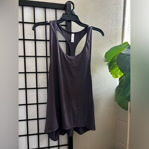 Great exercise shirt grey racer back sizeXL